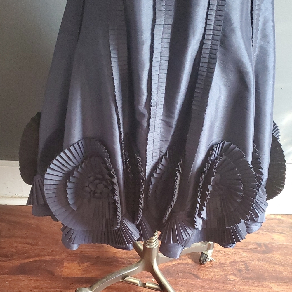 Etoile Blue Strapless Sweetheart Fit and Flare Dress Size 6 - Picture 3 of 17
